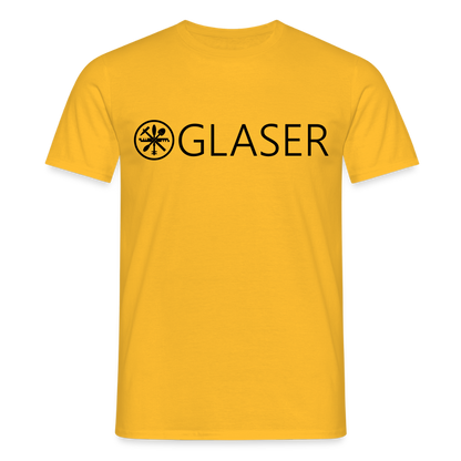 Unisex T-Shirt "Glaser" Gelb Männer T-Shirt
