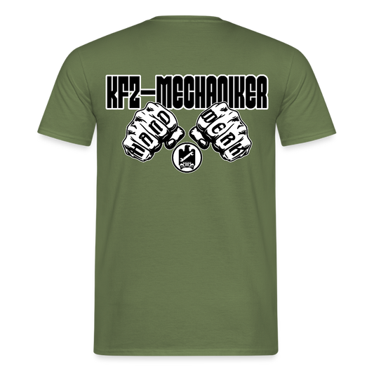Unisex T-Shirt "Mechaniker" Militärgrün Männer T-Shirt