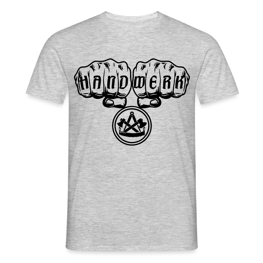 Unisex T-Shirt "Zimmermann" Grau meliert Männer T-Shirt