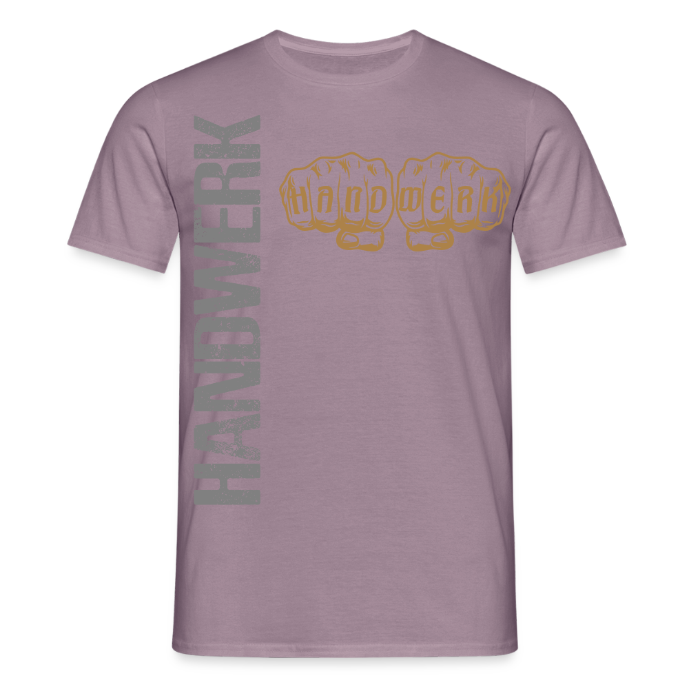 Unisex T-Shirt "Handwerk24" Lilagrau Männer T-Shirt