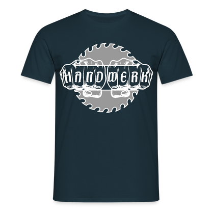 Unisex T-Shirt "Handwerk-SB" Navy Männer T-Shirt