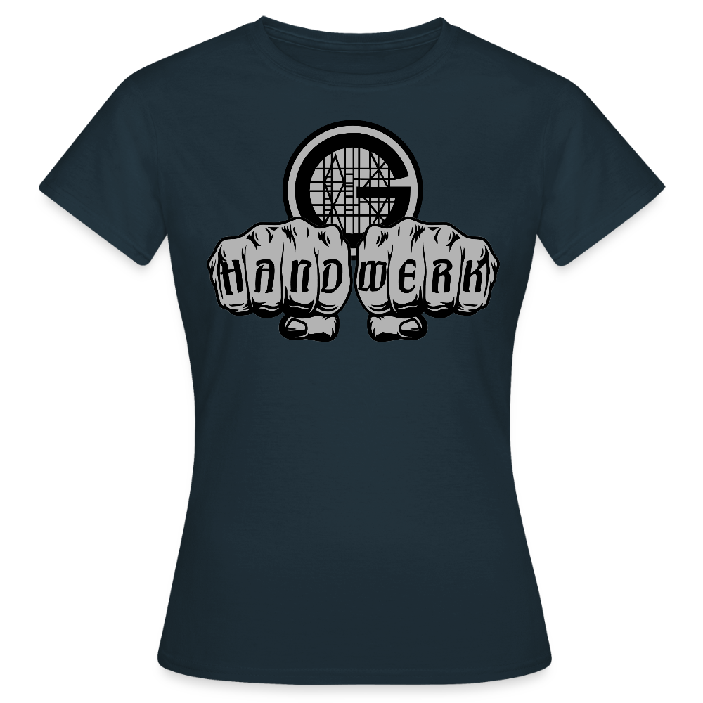 Frauen T-Shirt "Gerüstbauer" - Navy