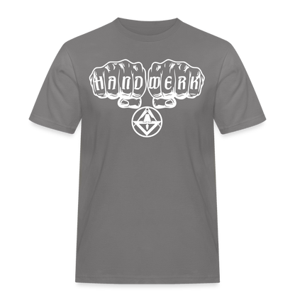 Männer Workwear T-Shirt "Stuckateur" Grau Männer Workwear T-Shirt