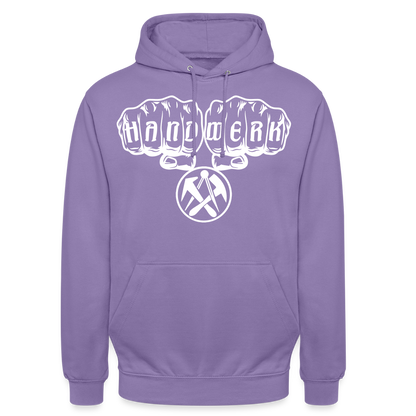 Unisex Hoodie "Dachdecker" Lavendel Unisex Hoodie