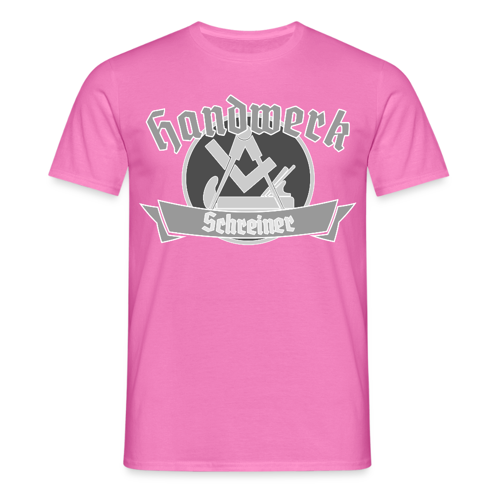 Unisex T-Shirt "Schreiner" Pink Männer T-Shirt