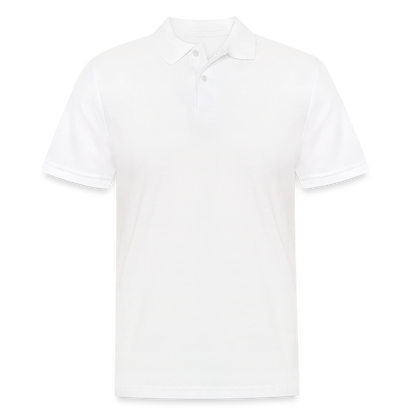 Männer Poloshirt "Fliesenleger" Weiß Männer Poloshirt