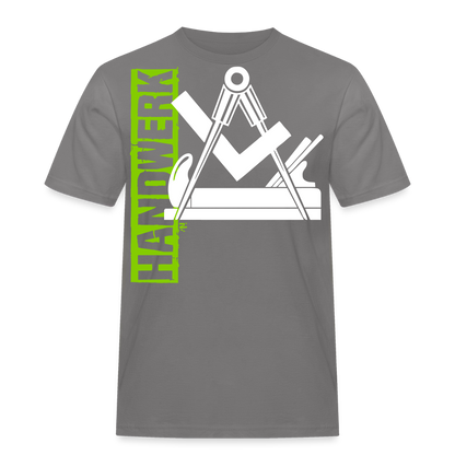 Unisex Workwear T-Shirt "Schreiner/Tischler" Grau Männer Workwear T-Shirt