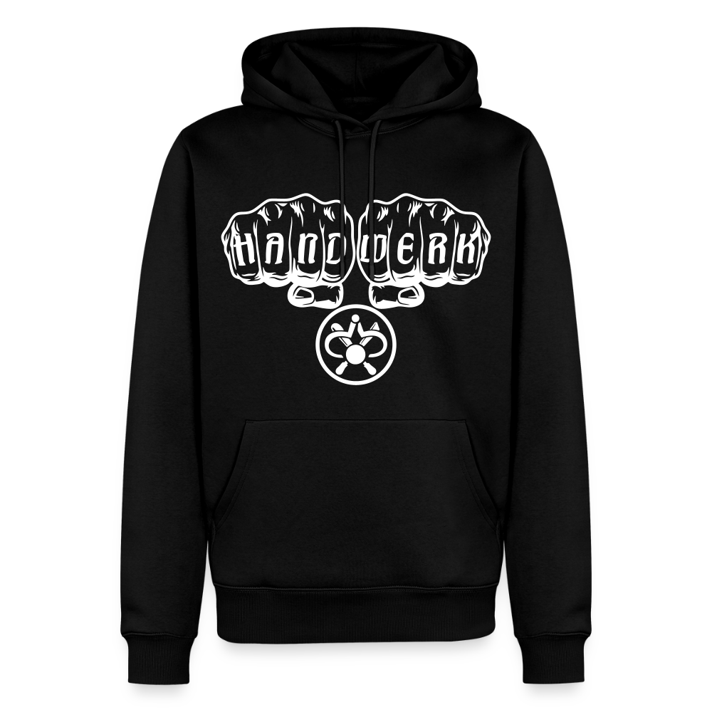 Männer Premium Hoodie "Drechsler" - Schwarz