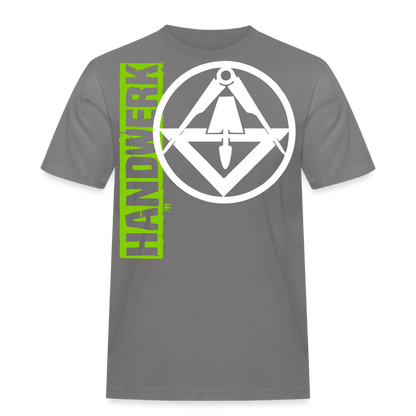 Unisex Workwear T-Shirt "Stuckateur" Grau Männer Workwear T-Shirt
