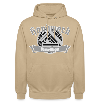 Unisex Hoodie "Parkettleger" Beige Unisex Hoodie