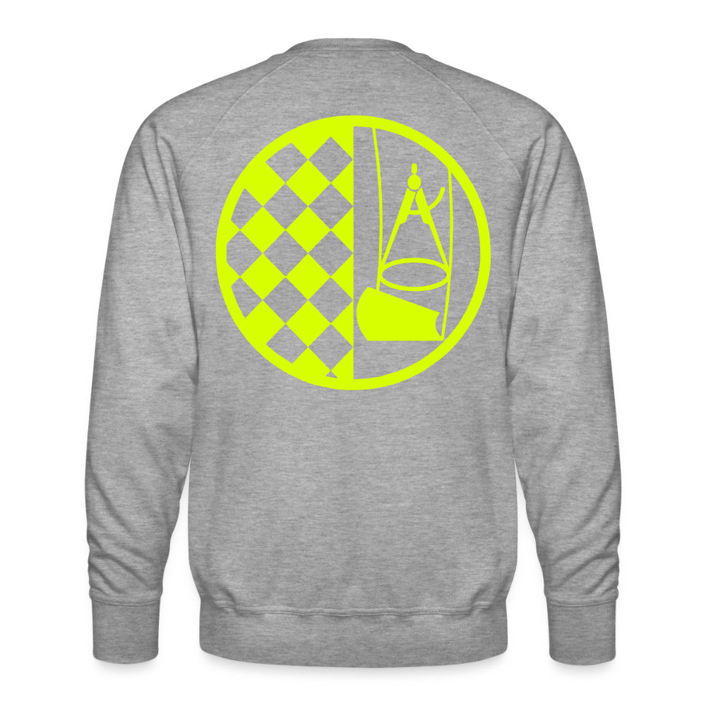 Unisex Premium Pullover "Bodenleger" neongelb Männer Premium Pullover