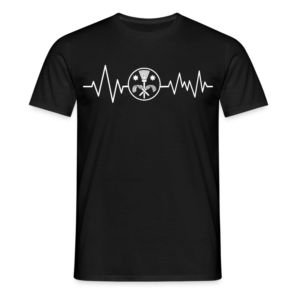Unisex T-Shirt "Schornsteinfeger" Schwarz Männer T-Shirt
