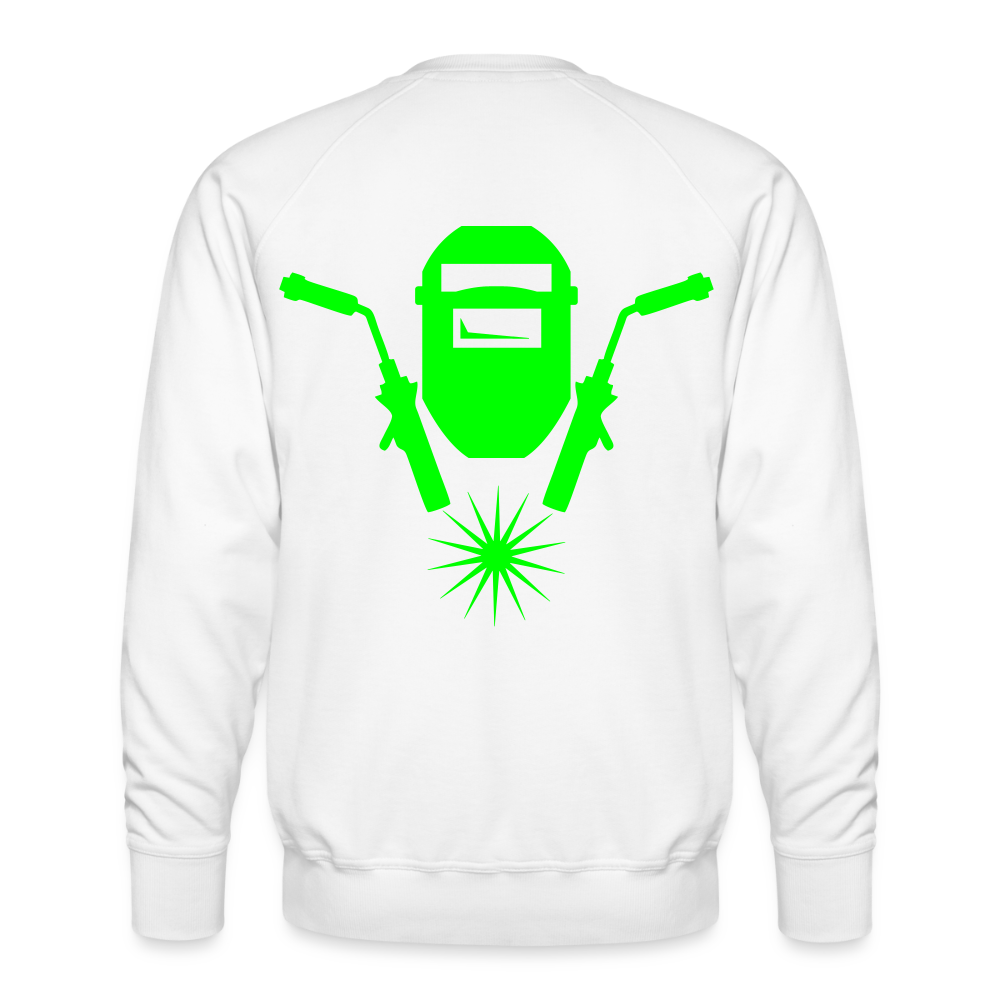Unisex Premium Pullover "Metallbauer" neongrün Männer Premium Pullover