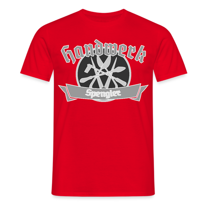 Unisex T-Shirt "Spengler" Rot Männer T-Shirt