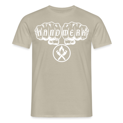 Unisex T-Shirt "Heizungsbauer" Sandbeige Männer T-Shirt