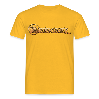 Unisex T-Shirt "Fliesenleger" Gelb Männer T-Shirt