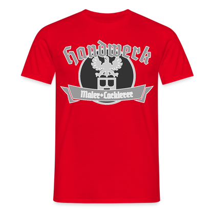 Unisex T-Shirt "Maler/Lackierer" Rot Männer T-Shirt