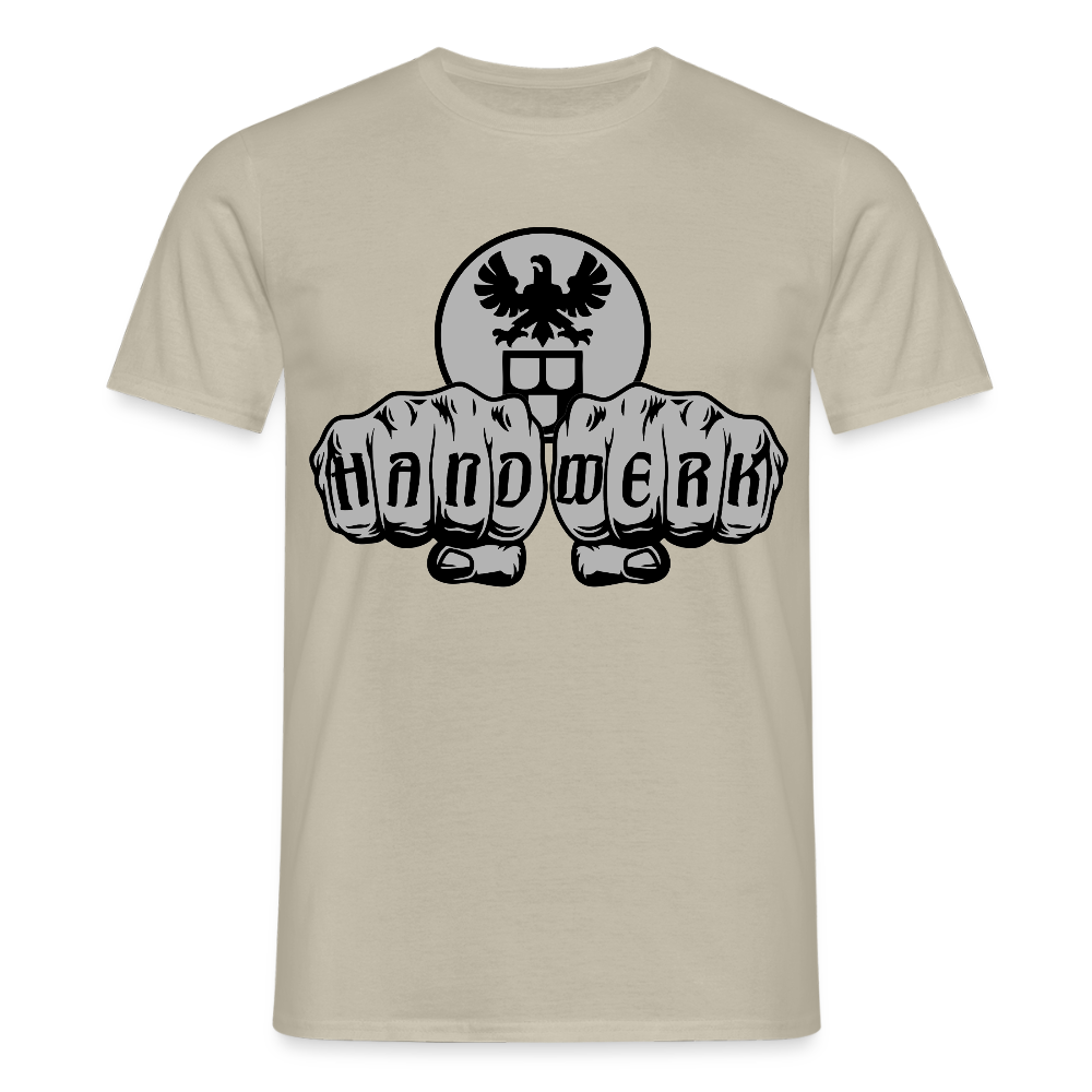 Unisex T-Shirt "Maler" Sandbeige Männer T-Shirt