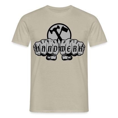 Unisex T-Shirt "Installateur" Sandbeige Männer T-Shirt