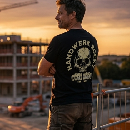 Unisex T-Shirt "Handwerk-Rockt" (beidseitig bedruckt) Männer T-Shirt {{ color }}