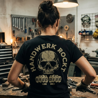 Frauen T-Shirt "Handwerk-Rockt" (beidseitig bedruckt) Frauen T-Shirt {{ color }}