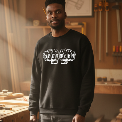Premium Sweatshirt HW-265 | Für stolze Handwerker | (S-3XL) Schwarz Sweatshirt