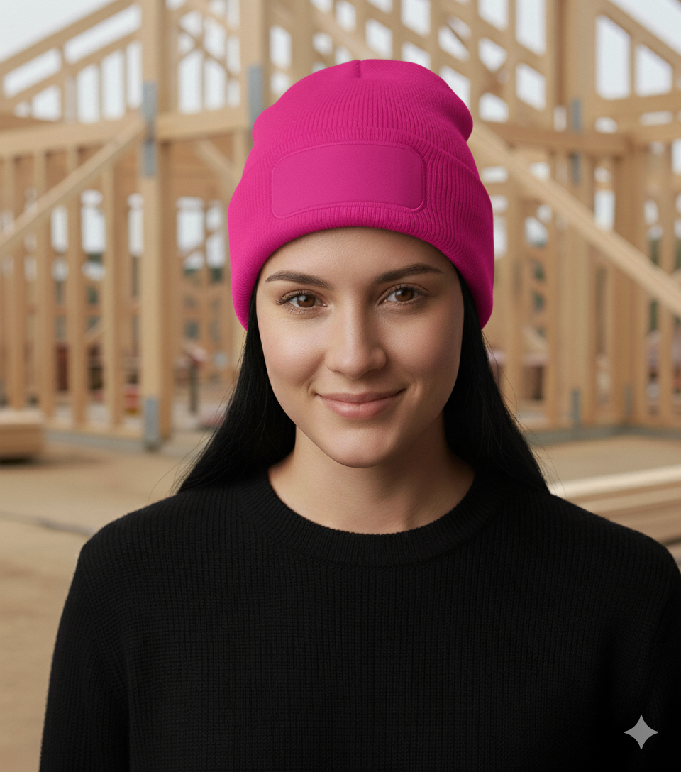 Wintermütze (bedruckt mit Logo) Fuchsia