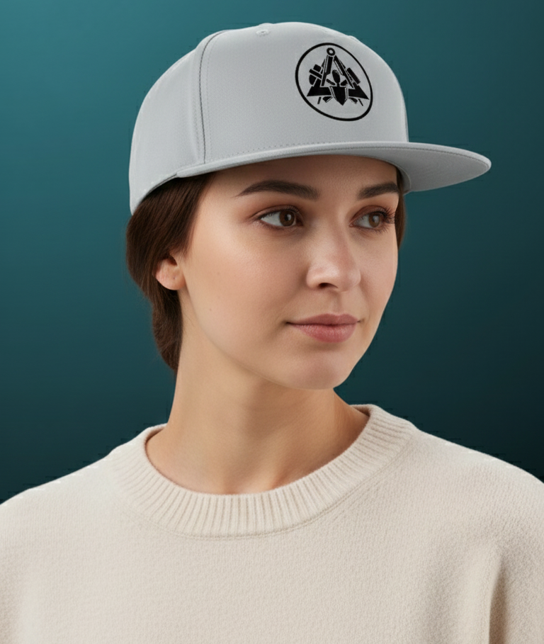 Snap-Back Cap mit Zunftzeichen (schwarzer Druck)