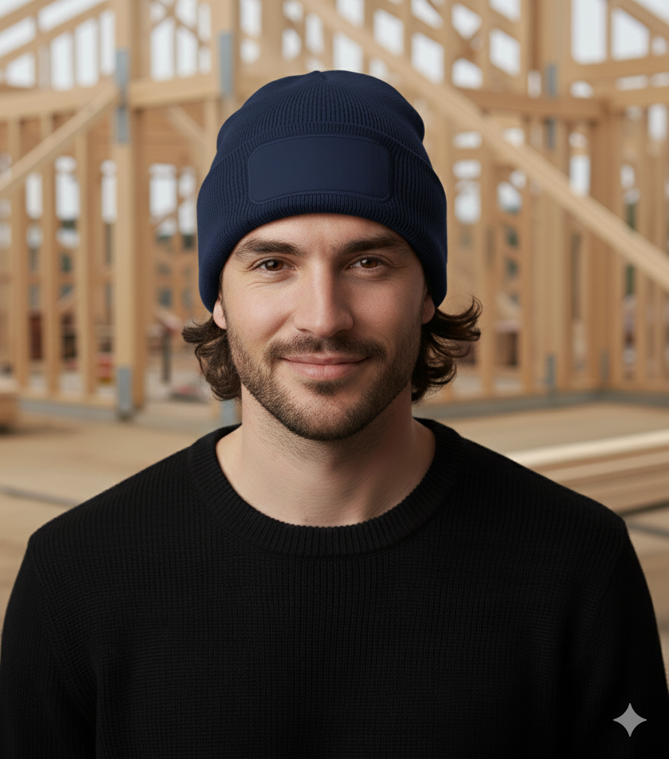 Wintermütze (bedruckt mit Logo) Navy