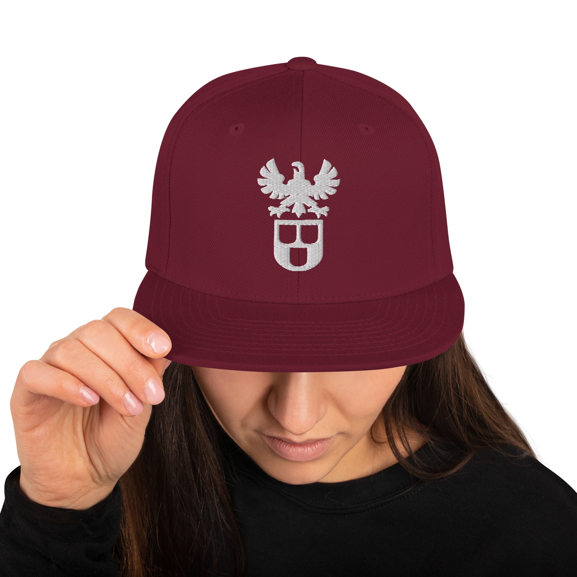Snapback-Cap "Maler/Lackierer" bestickt Kastanienbraun