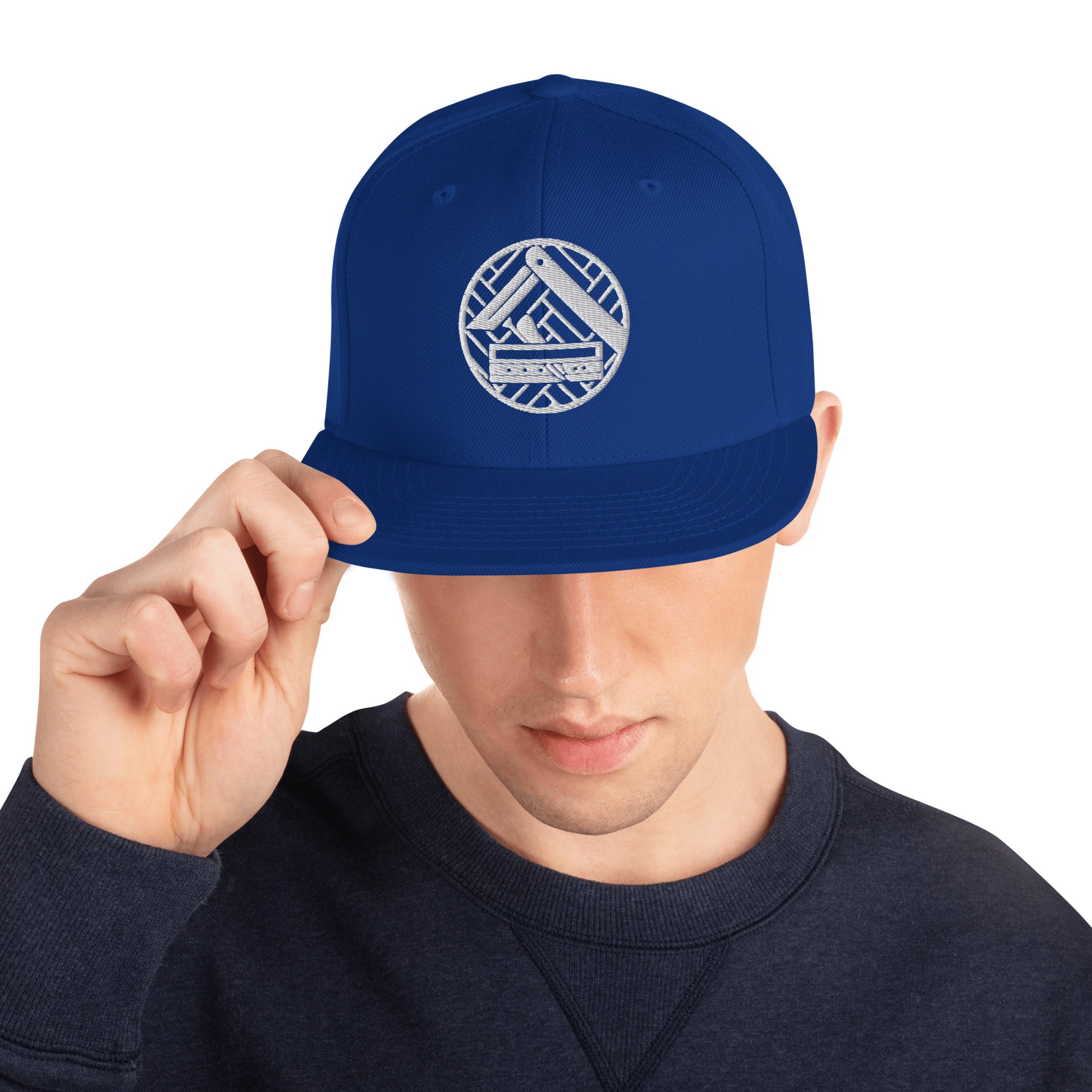 Snapback-Cap "Parkettleger" bestickt Königsblau