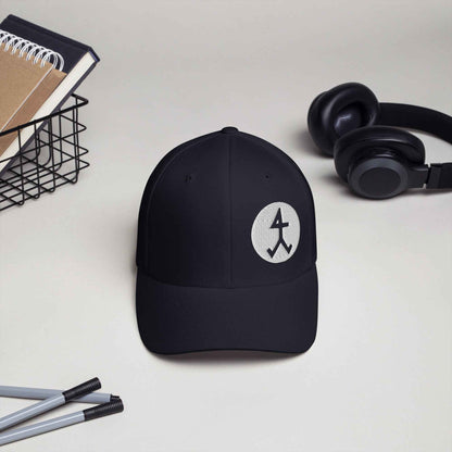 Cord-Cap "Steinmetz" (bestickt) Dunkles Navy