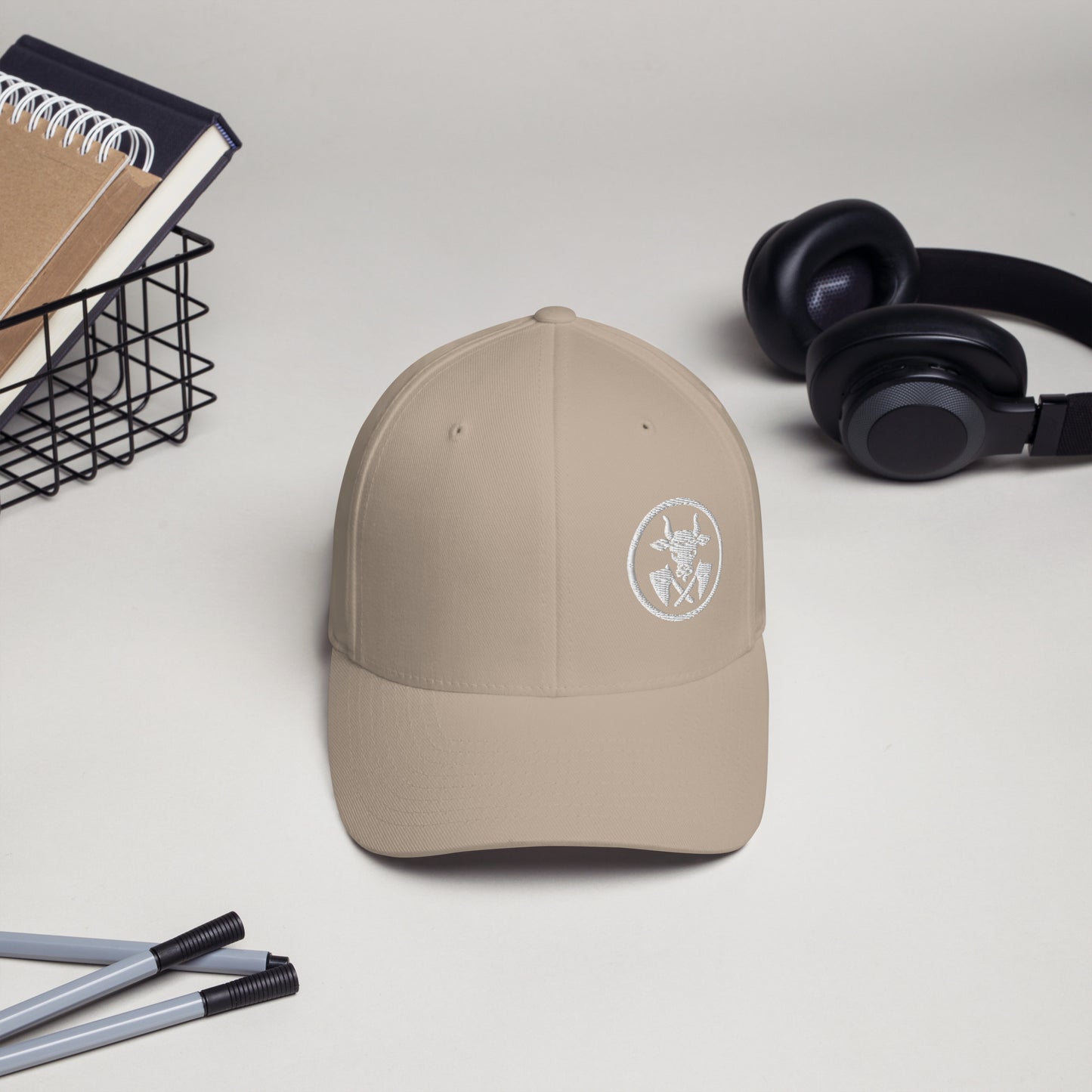 Cord-Cap "Metzger" (bestickt) Khaki