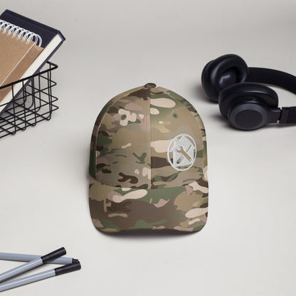 Cord-Cap "Hausmeister" (bestickt) Multicam Green