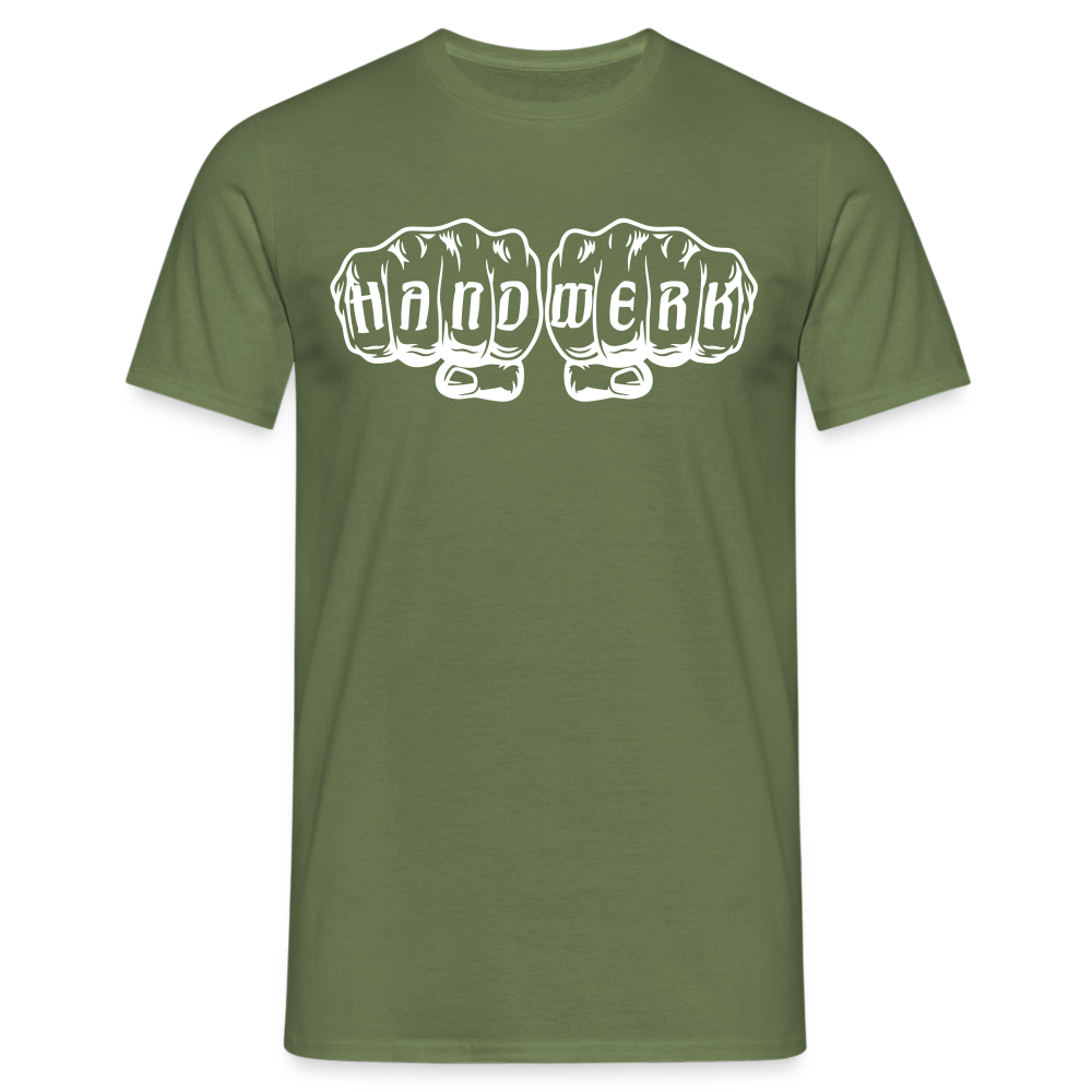 3er Pack "Handwerk" -7% Militärgrün Männer T-Shirt {{ color }}