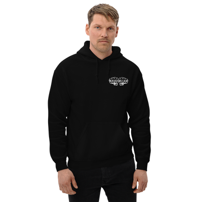 Unisex Hoodie "Ehrbare Handwerk" Schwarz {{ color }}