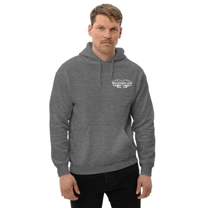 Unisex Hoodie "Ehrbare Handwerk" Graphite Heather {{ color }}