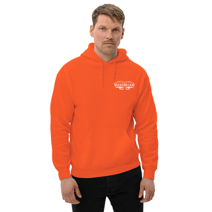 Unisex Hoodie "Ehrbare Handwerk" Orange {{ color }}