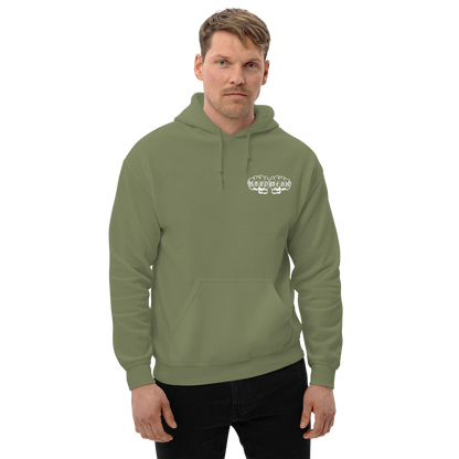 Unisex Hoodie "Ehrbare Handwerk" Militärgrün {{ color }}