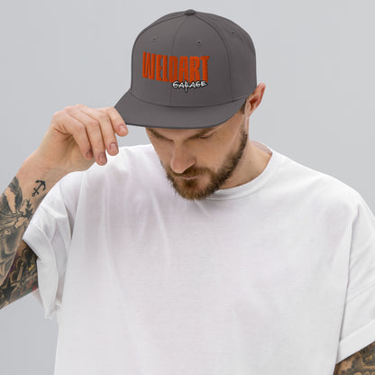 Snapback-Cap "Weldart Garage" bestickt Dunkelgrau {{ color }}
