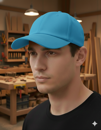 Baseball-Cap mit deinem Logo/Design Surfblue Baseballkappe {{ color }}