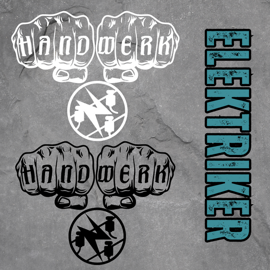 Auto-Aufkleber "Elektriker" {{ color }}