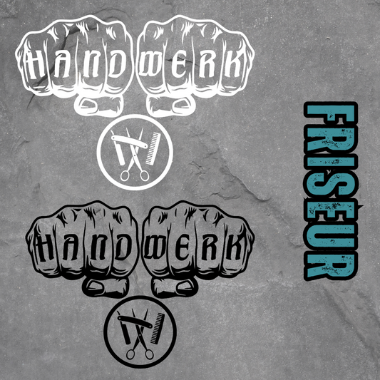 Auto-Aufkleber "Friseur" {{ color }}