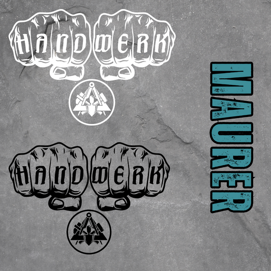 Auto-Aufkleber "Maurer" {{ color }}