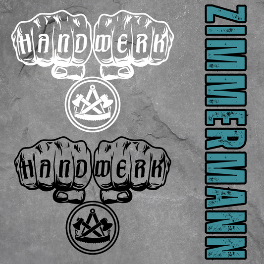 Auto-Aufkleber "Zimmermann" {{ color }}