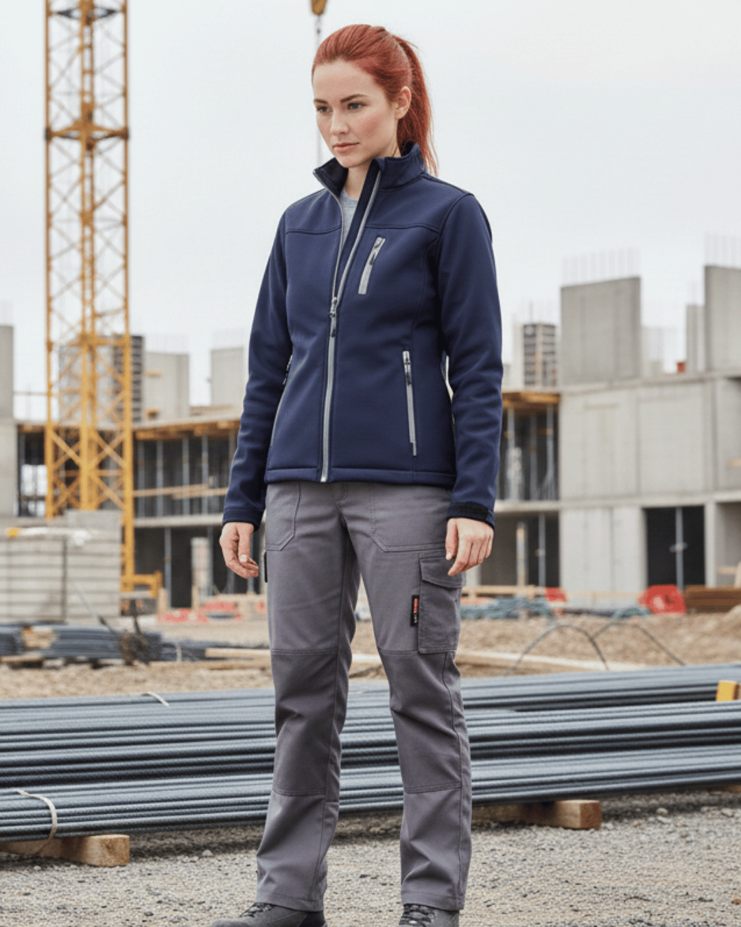 Premium Softshelljacke – Funktionalität trifft individuelles Design Navy {{ color }}