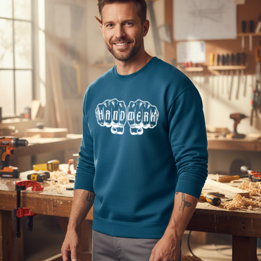 Premium Sweatshirt HW-265 | Für stolze Handwerker | (S-3XL) Indigoblau Sweatshirt {{ color }}