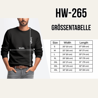 Premium Sweatshirt HW-265 | Für stolze Handwerker | (S-3XL) | Blanko Sweatshirt {{ color }}
