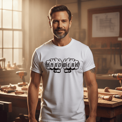 Premium T-Shirt HW-200 | Robust & Vielseitig | Für stolze Handwerker (S-3XL) Weiß Männer Gildan Ultra T-Shirt {{ color }}