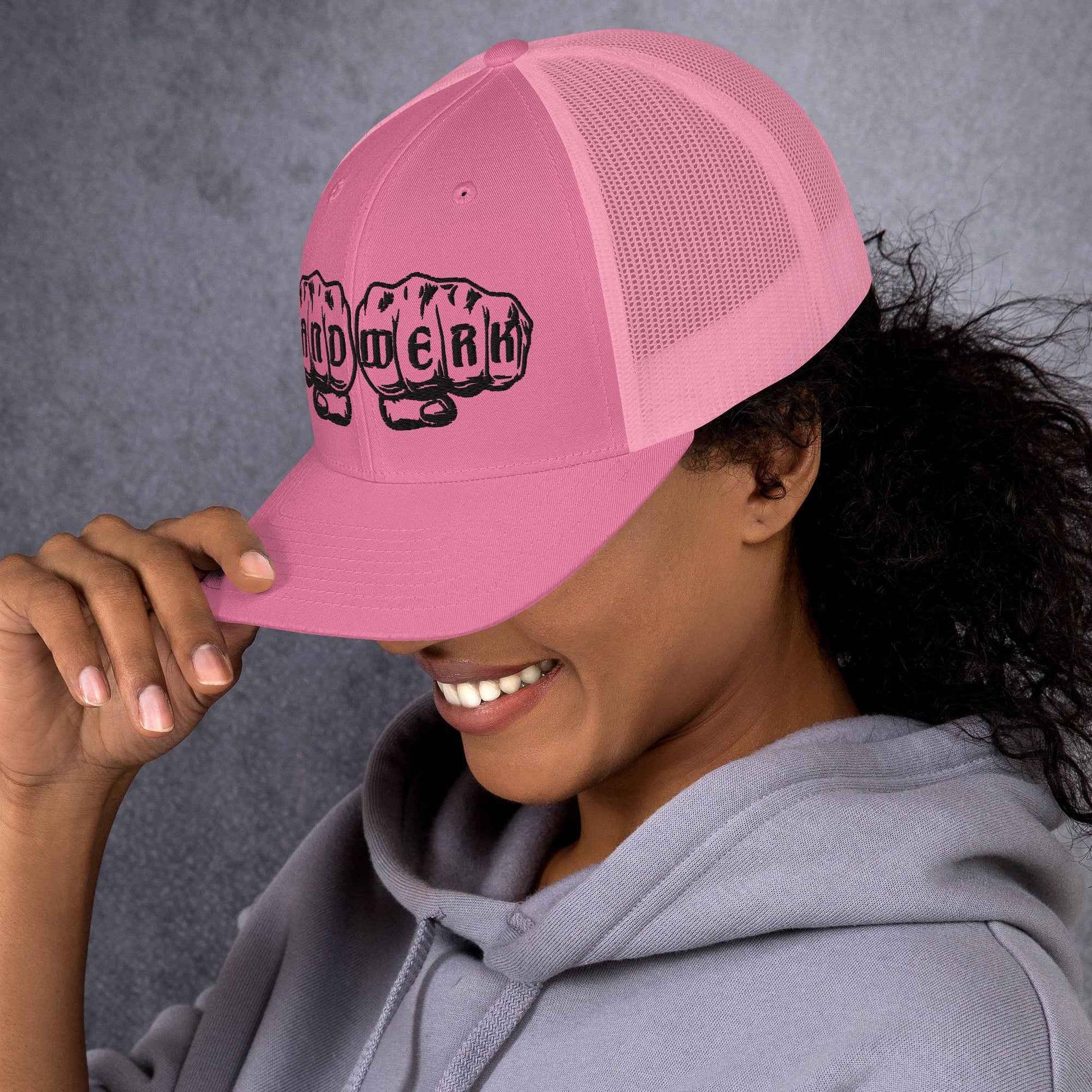 Trucker-Cap "Handwerk" (bestickt) Pink